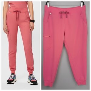 Figs Zamora Desert Rose Mid Rise Jogger Scrub Pants size XL Petite
